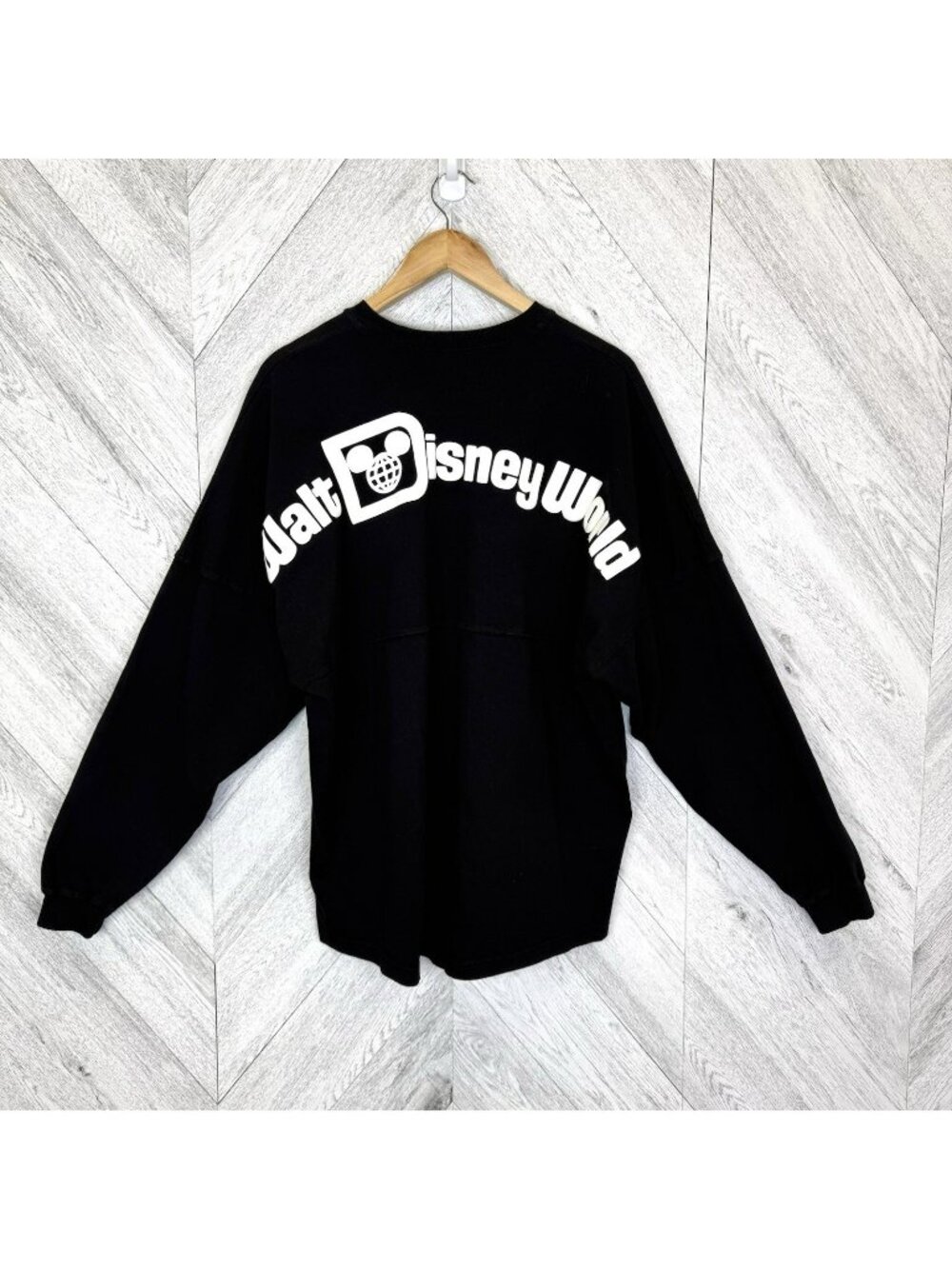Walt Disney World x Spirit Jersey Pullover Shirt Black Mens Unisex Adult Size XL